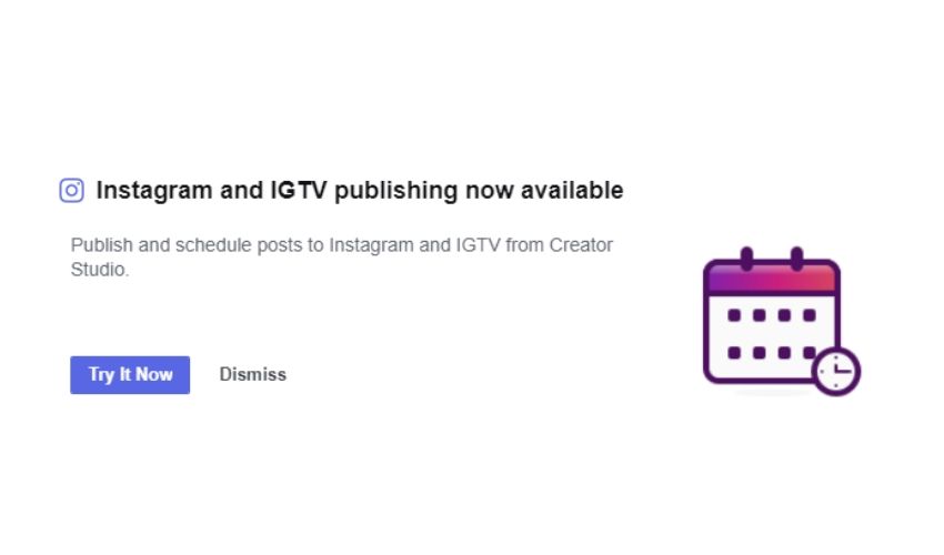 Instagram and IGTV publishing now available