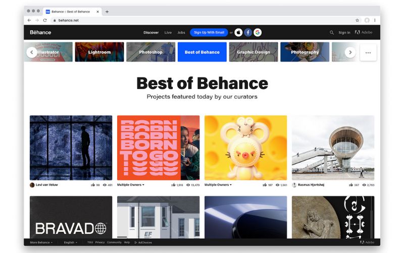 Team Elephant’s Best Website Design Inspirations - Behance