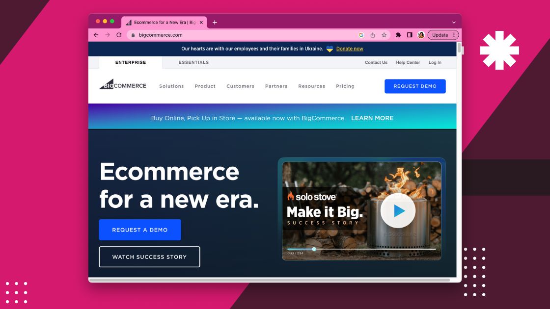 eCommerce platform - BigCommerce