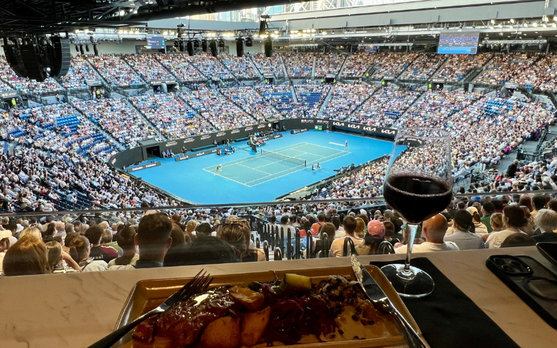 Australian Open Reserved Suite Experience - crowd at the Rod Laver Arena