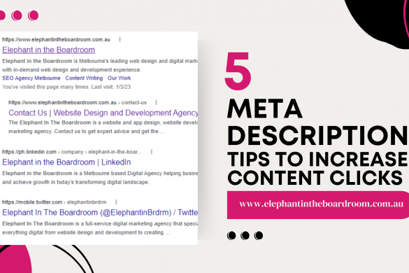 5 Meta Description Tips to Increase Content Clicks